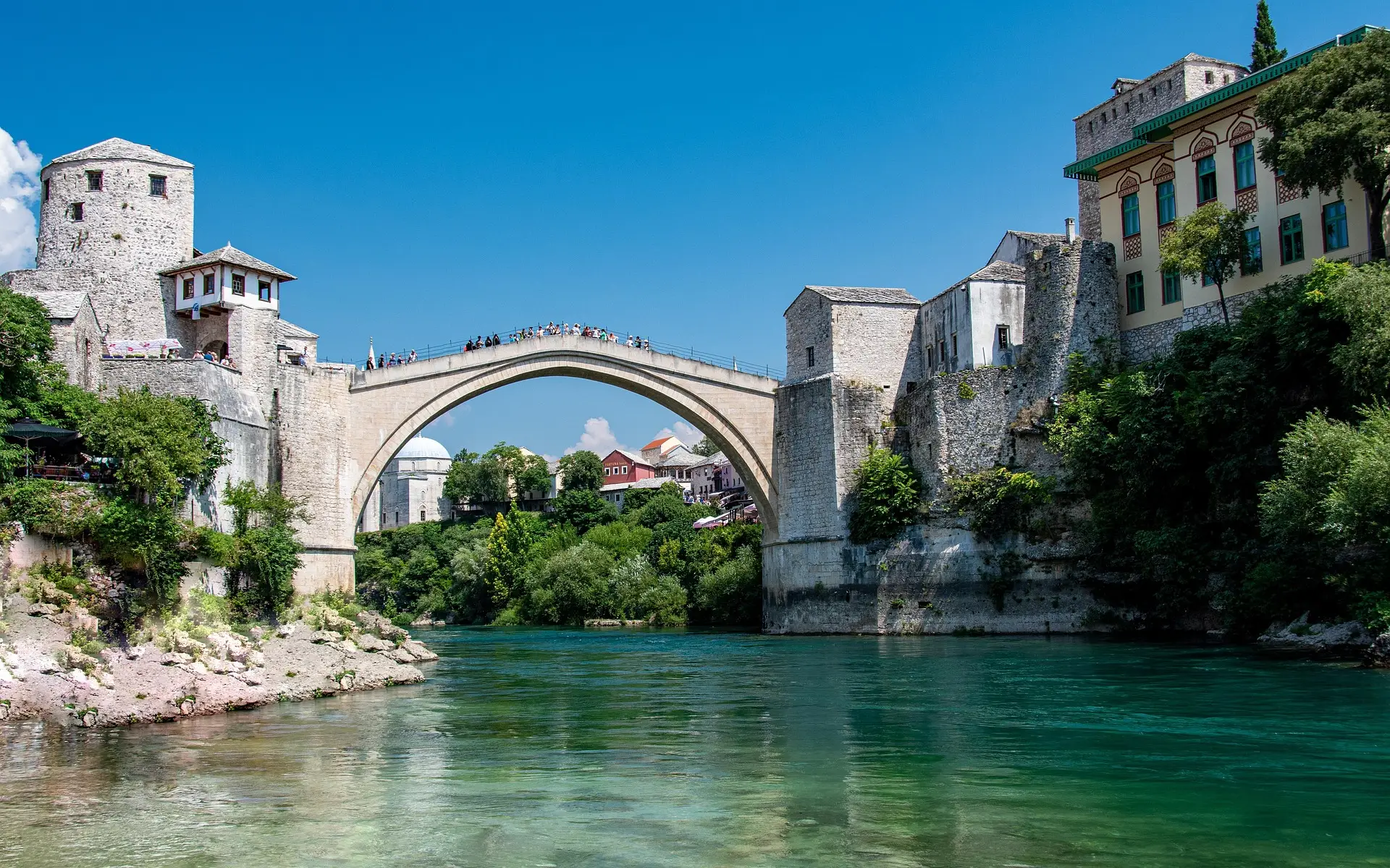 Stari most u Mostaru nad Neretvom